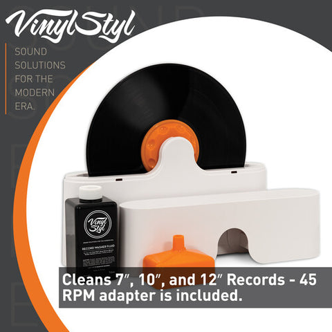 Vinyl Styl® Deep Groove Record Washer System - For 7/10/12 Inch (White)
