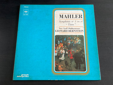 Gustav Mahler , The New York Philharmonic Orchestra & Leonard Bernstein - Symphonie N°1 En Ré " Titan" LP VINYL