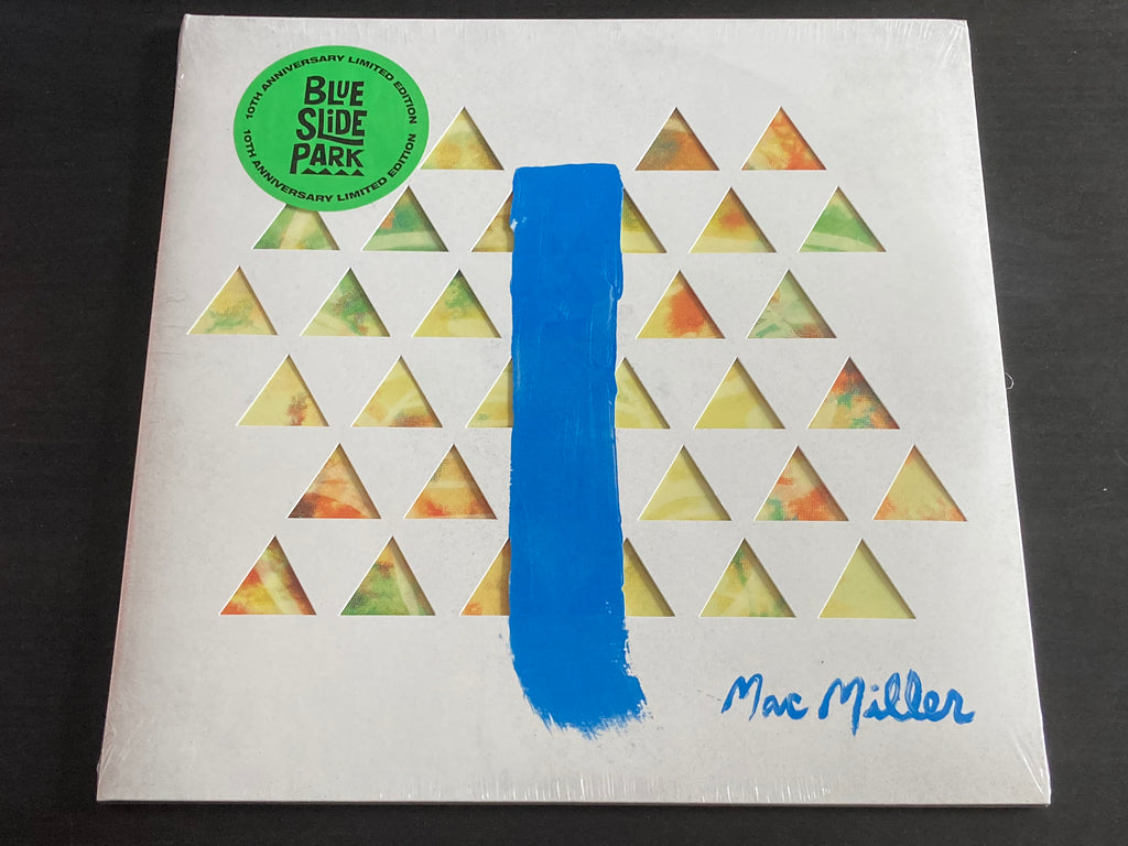 Mac Miller “Blue Slide Park” Clear Blue Splatter Color LP Vinyl Record outlets