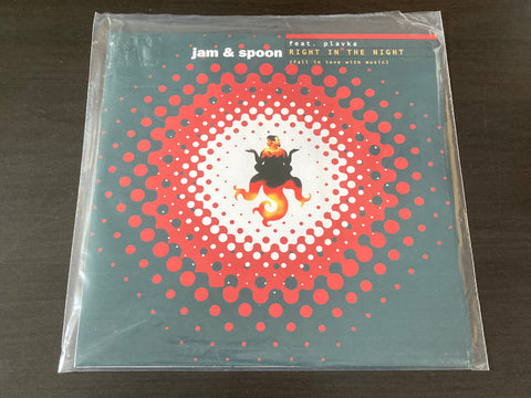 Jam & Spoon Feat. Plavka - Right In The Night (Fall In Love With Music) 12inch Single 45rpm VINYL