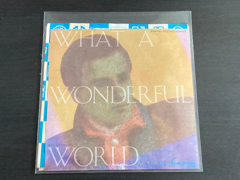 Louis Armstrong - What A Wonderful World 7inch Single VINYL