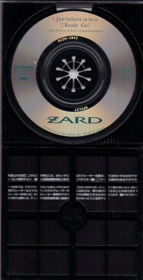 ZARD - Just Believe In Love 3inch Single CD