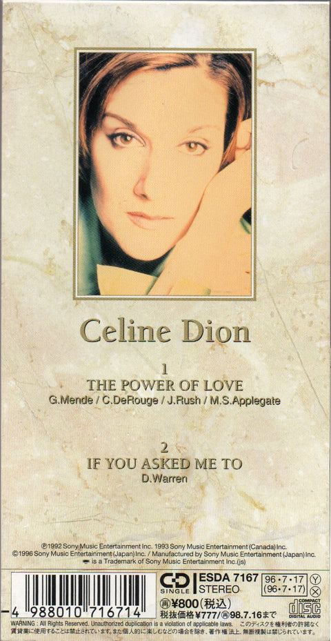 Céline Dion - The Power Of Love CD