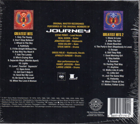 Journey - Greatest Hits I & II 2CD