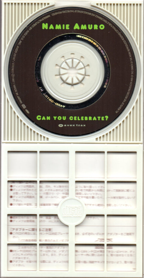 Namie Amuro / 安室奈美惠 - Can You Celebrate? 3inch Single CD