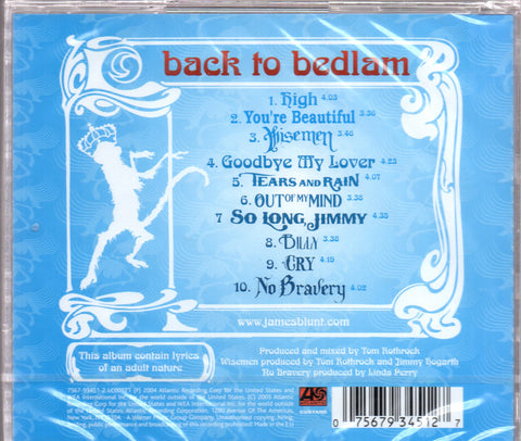 James Blunt - Back To Bedlam CD