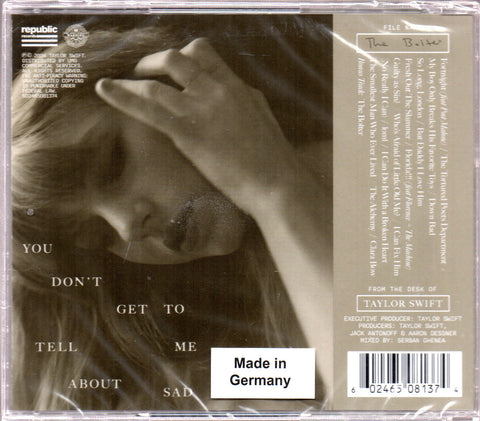 Taylor Swift - The Tortured Poets Department ("The Bolter") CD