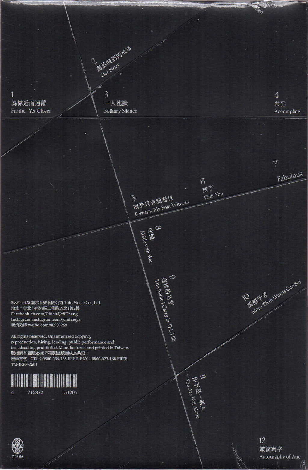張信哲　心事　CD Pre-owned] Jeff Chang / 張信哲- 心事(Out Of Print) (Graded:NM/EX