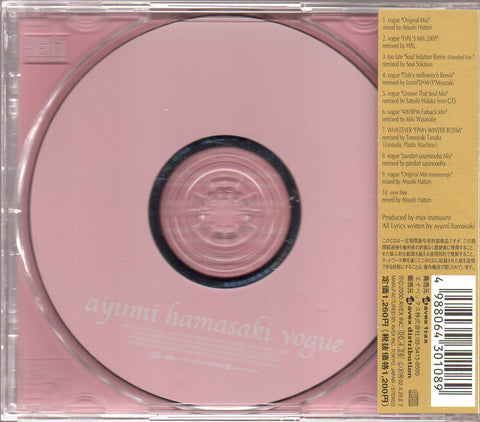 Ayumi Hamasaki / 浜崎 あゆみ - Vogue Maxi-Single CD