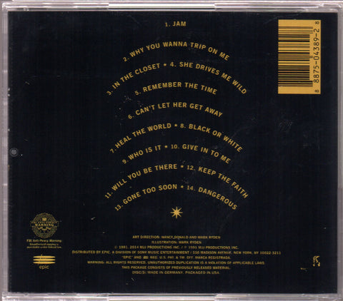 Michael Jackson - Dangerous CD