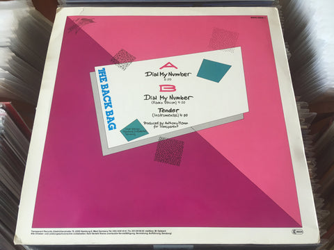 The Back Bag – Dial My Number Vinyl Maxi-Single