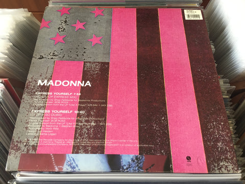 Madonna ‎– Express Yourself Vinyl Maxi-Single