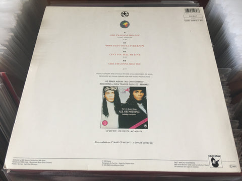 Milli Vanilli - Girl I'm Gonna Miss You Vinyl