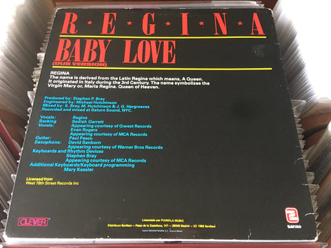 Regina - Baby Love 12" Vinyl Maxi-Single