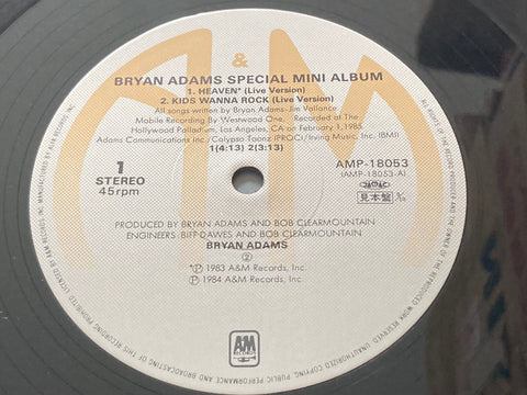 Bryan Adams - Special Mini Album Promo Vinyl LP
