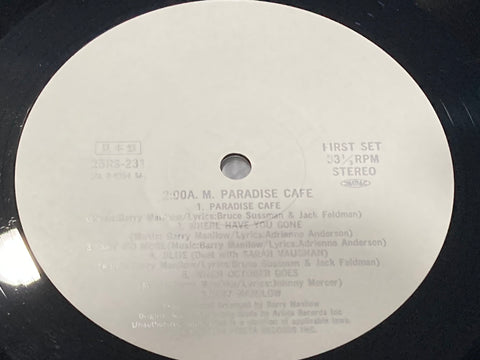 Barry Manilow - 2:00 AM Paradise Cafe Vinyl LP