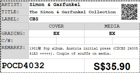 [Pre-owned] Simon & Garfunkel - The Simon & Garfunkel Collection (Out Of Print)
