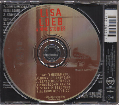 Lisa Loeb & Nine Stories - Stay (I Missed You) Single CD