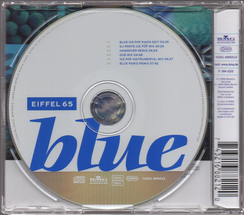 Eiffel 65 - Blue [Da Ba Dee] Single CD