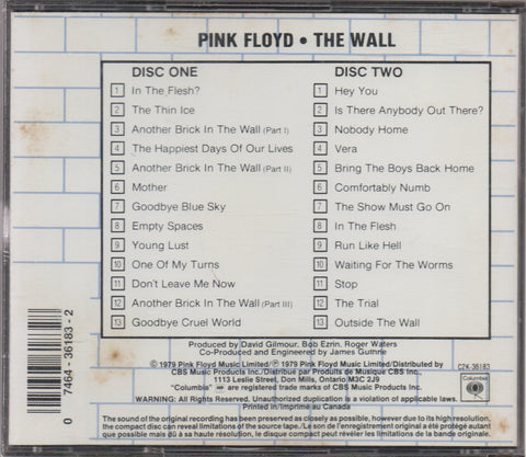 Pink Floyd - The Wall CD
