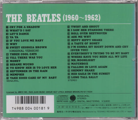 The Beatles - The Beatles 1960-1962 CD