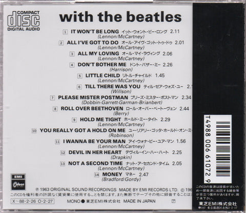 The Beatles - With The Beatles CD