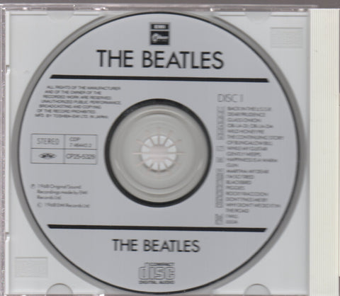 [Pre-owned] The Beatles - Self Titled CW/OBI 2CD (Out Of Print) (Graded:EX/EX)
