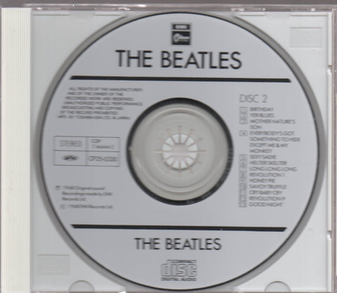 [Pre-owned] The Beatles - Self Titled CW/OBI 2CD (Out Of Print) (Graded:EX/EX)