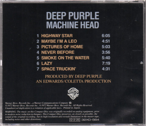 Deep Purple - Machine Head CD