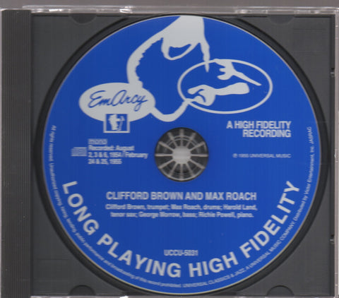 Clifford Brown and Max Roach - Self Titled CD