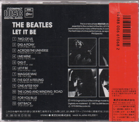 The Beatles - Let It Be CD