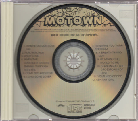 The Supremes - Where Did Our Love Go CD