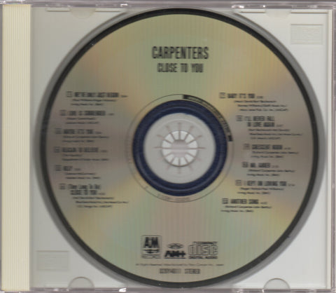 Carpenters - Close To You CD