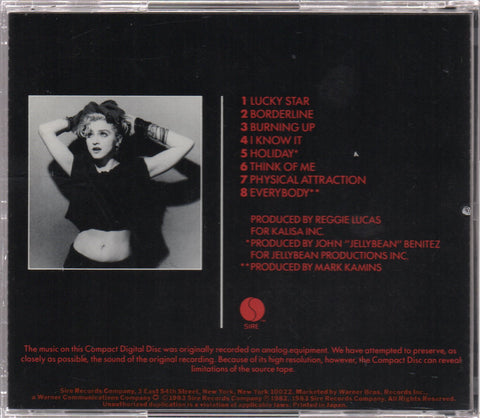 Madonna - Self Titled CD