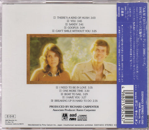 Carpenters - A Kind Of Hush CD