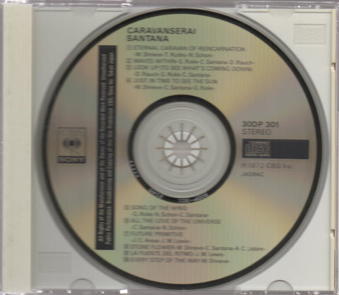 SANTANA - Caravanserai CD