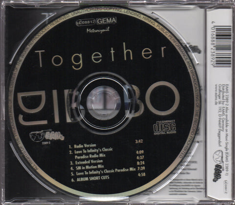 DJ BoBo - Together Single CD