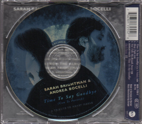 Sarah Brightman & Andrea Bocelli - Time To Say Goodbye Single CD