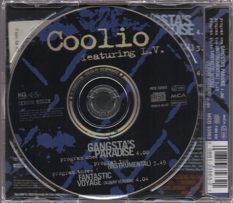 Coolio Featuring L.V. - Gangsta's Paradise Single CD