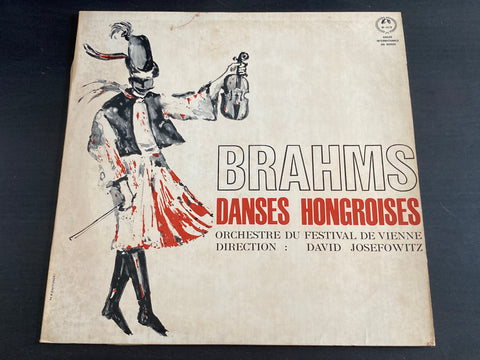 Johannes Brahms, Wiener Festspielorchester & David Josefowitz - Danses Hongroises LP VINYL