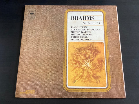 Johannes Brahms , Isaac Stern , Alexander Schneider , Milton Katims , Milton Thomas , Pablo Casals & Madeline Foley - Sextuor N° 1 LP VINYL