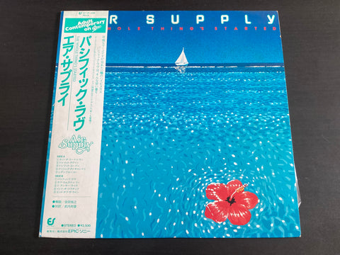 Air Supply - The Whole Thing's Started LP VINYL