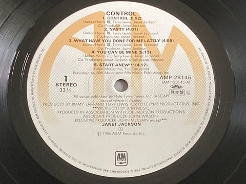 Janet Jackson - Control LP VINYL
