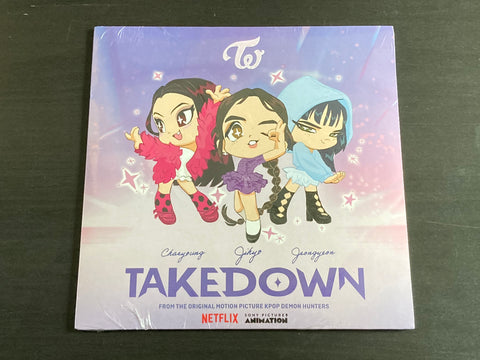 Twice / HUNTR/X - Takedown (From The Original Motion Picture KPop Demon Hunters) 7inch Single VINYL