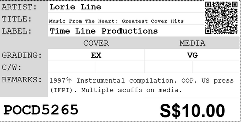 [Pre-owned] Lorie Line - Music From The Heart: Greatest Cover Hits CD