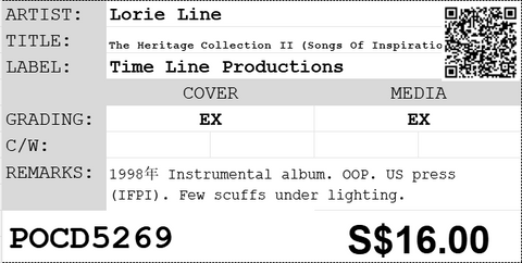 [Pre-owned] Lorie Line - The Heritage Collection II (Songs Of Inspiration) CD