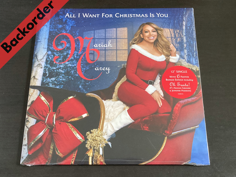 Mariah Carey - All I Want For Christmas Is You 12" Maxi-Single 33⅓rpm [Backorder LP]