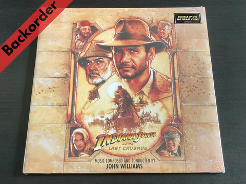 OST - Indiana Jones And The Last Crusade 2LP 33⅓rpm [Backorder LP]