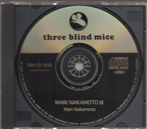 Mari Nakamoto / 中本マリ - Mari Nakamoto III CD