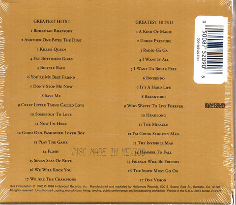 QUEEN - Greatest Hits I & II 2CD